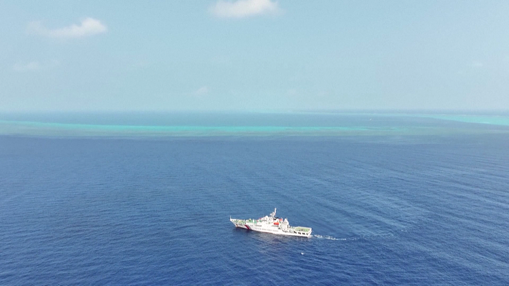 Chinese Military Conducts Combat Readiness Patrols Near Huangyan Dao